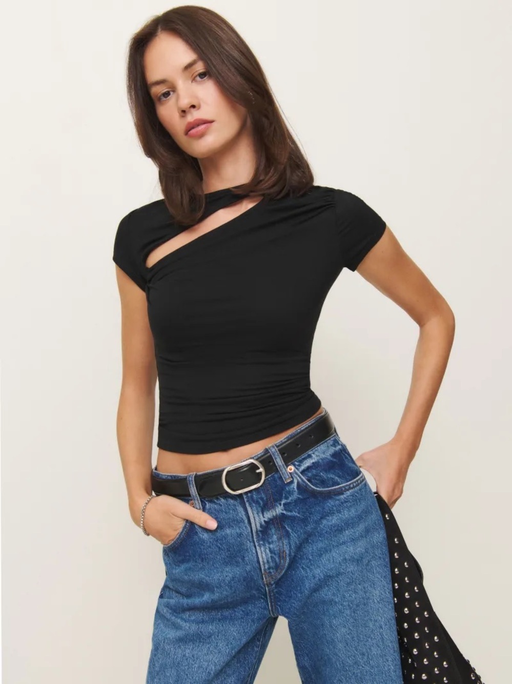 Reformation Else Knit Top